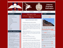 Tablet Screenshot of airbornesappers.org.uk